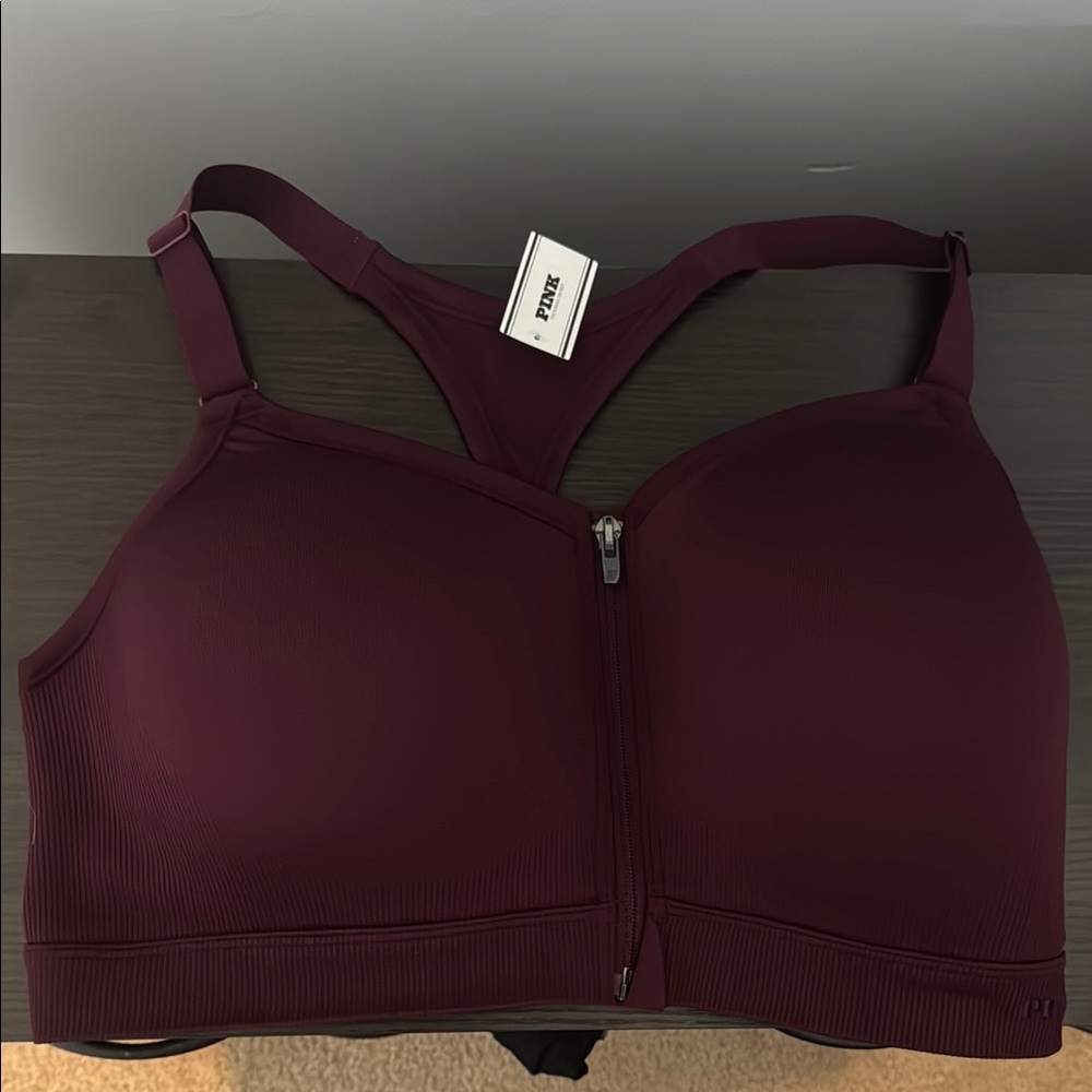 Pink by Victoria Secret Seamless Air High-Impact Sports Bra in Wild Rose